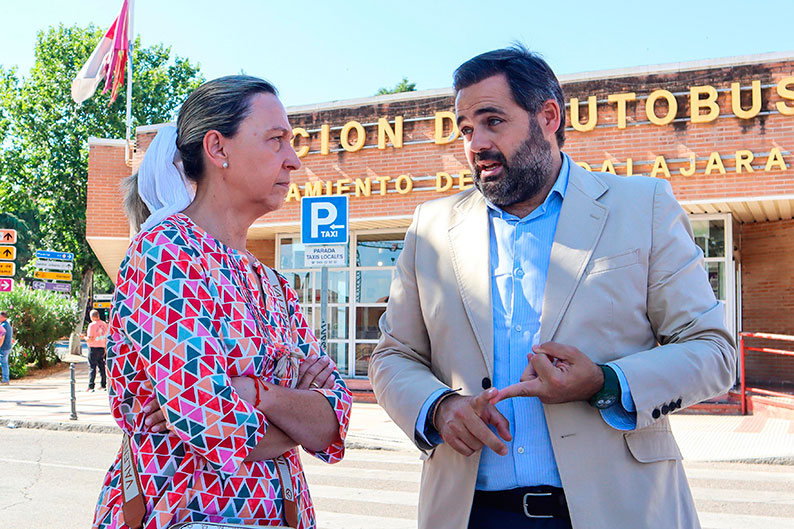 Núñez reclama a la Junta retomar el proyecto de rehabilitación de la estación de autobuses de Guadalajara para que sea una instalación “digna, moderna y funcional”
