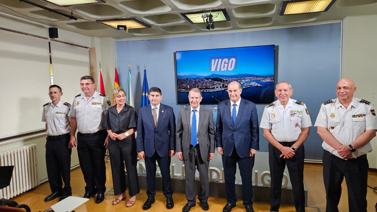 La Policía Nacional elige Vigo como sede de la celebración de los actos centrales del Día de la Policía     