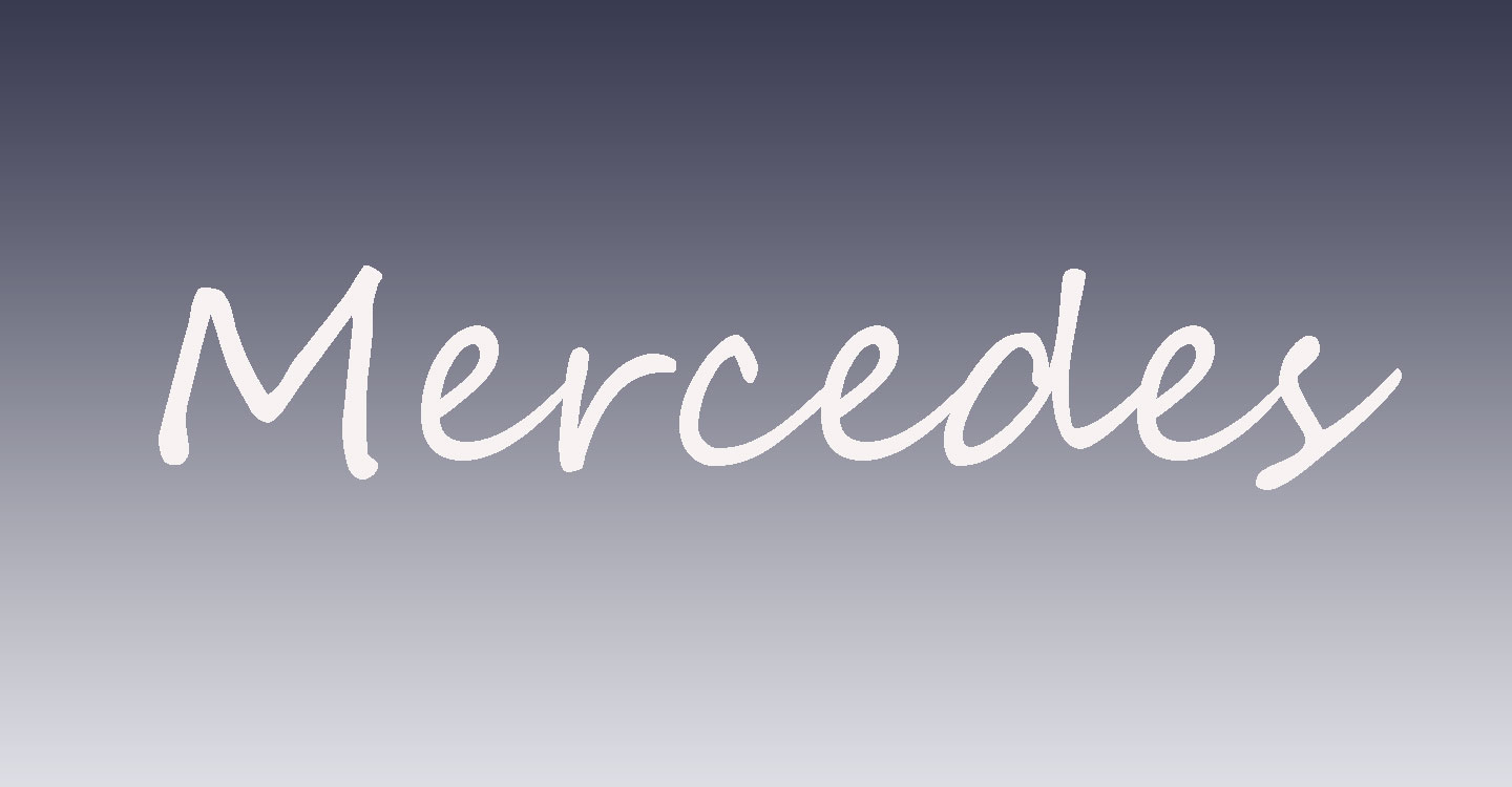 Si tu nombre es Mercedes ¡No te lo pierdas!