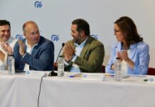 Tellado hoy en la ciudad de Tomelloso: «Page tiene en su mano y en la de sus ocho diputados acabar con el Gobierno de Sánchez»