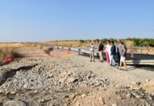 Avanzan las obras de emergencia de las carreteras afectadas por la DANA en la comarca de La Sagra