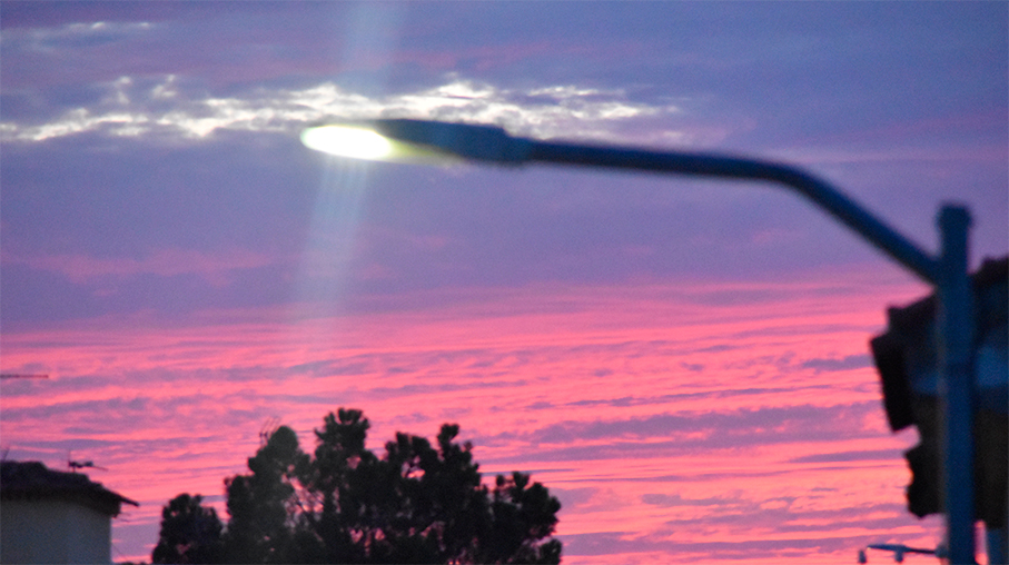 Cielo de feria en Tomelloso