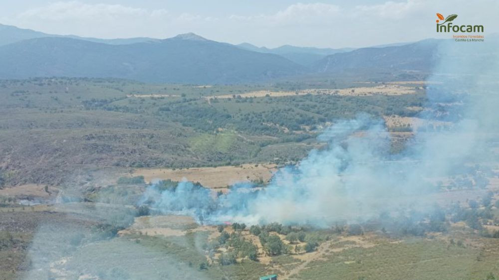Controlado el incendio forestal de Campillo de Ranas
