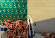 Dos individuos detenidos por la comisión de delitos de robo con fuerza de cobre