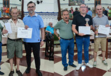 El Casino de Tomelloso acoge la entrega de premios del torneo de Tute, Chinos y Dominó