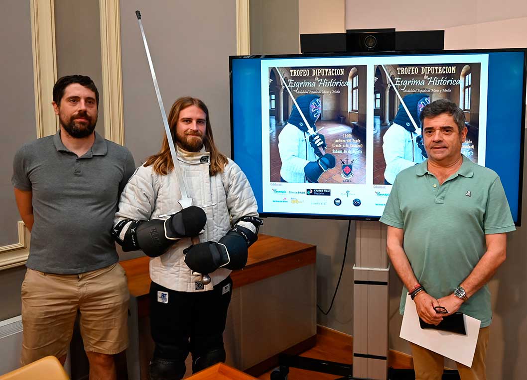 La Diputación de Ciudad Real impulsa el I Trofeo de Esgrima Histórica