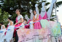 Color, música y tradición en el chupinazo de San Roque