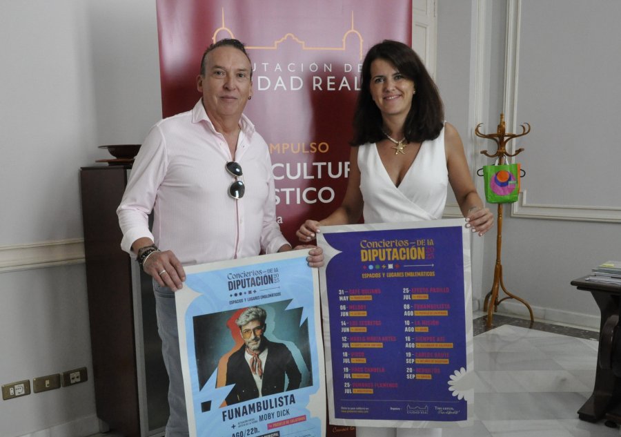 Funambulista llega a Pozuelo de Calatrava en el marco de los ‘Conciertos en espacios y lugares emblemáticos’ de la Diputación