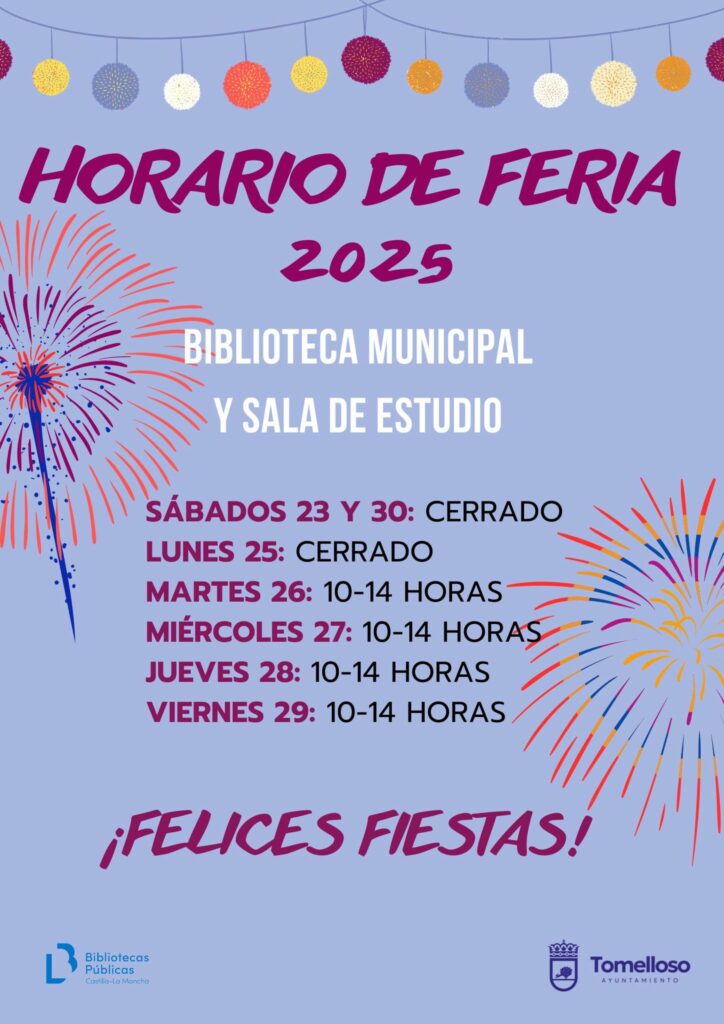 La Biblioteca Municipal de Tomelloso arranca mañana con su nuevo horario