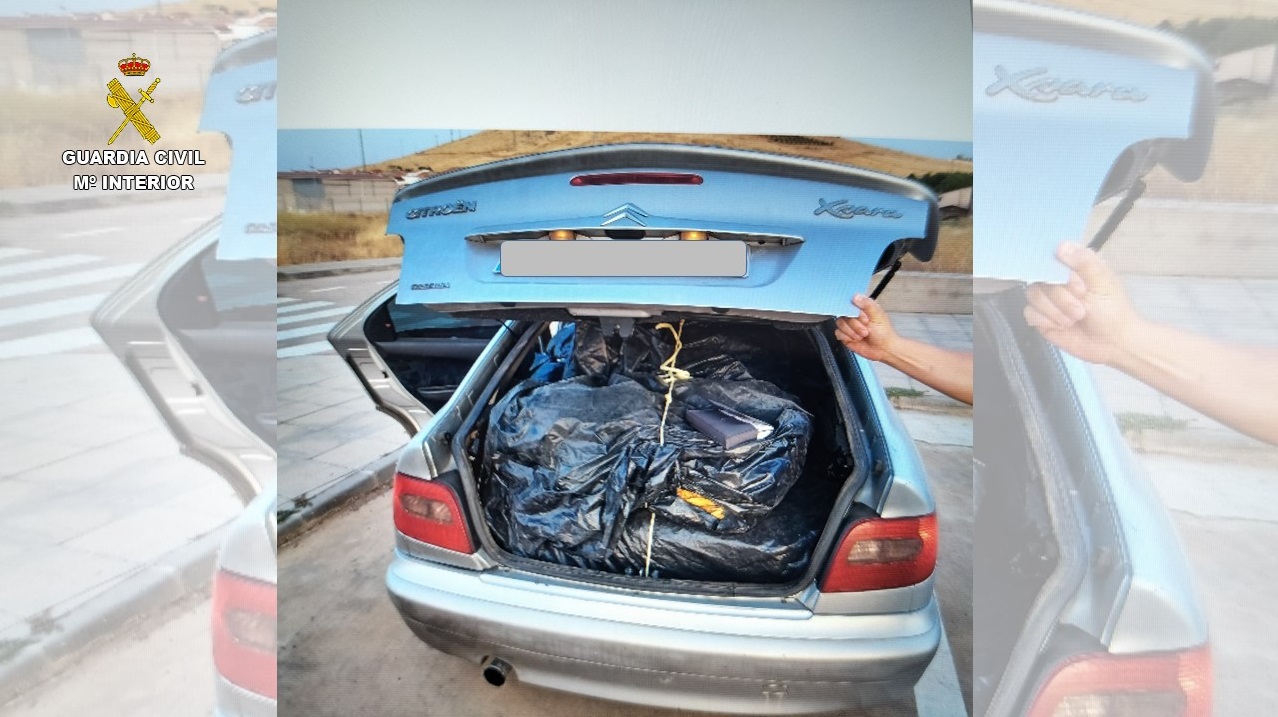 Intervenidos 260 kilogramos de tabaco en Fuente el Fresno