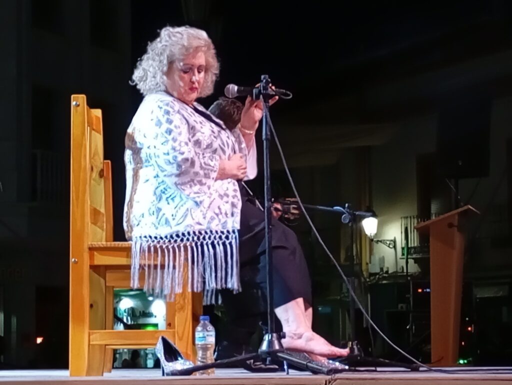 Llenazo en la Plaza de España de Tomelloso para disfrutar de la V Muestra Local de Flamenco