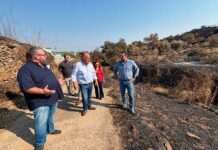 Núñez exige a la Junta ayudaspara la recuperación de las zonas afectadas por incendios