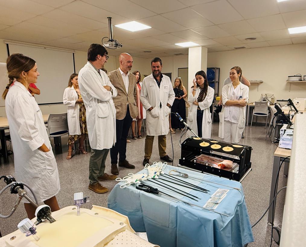 Nueva aula de simulación de cirugía laparoscópica de la Gerencia de Atención Integrada Mancha Centro