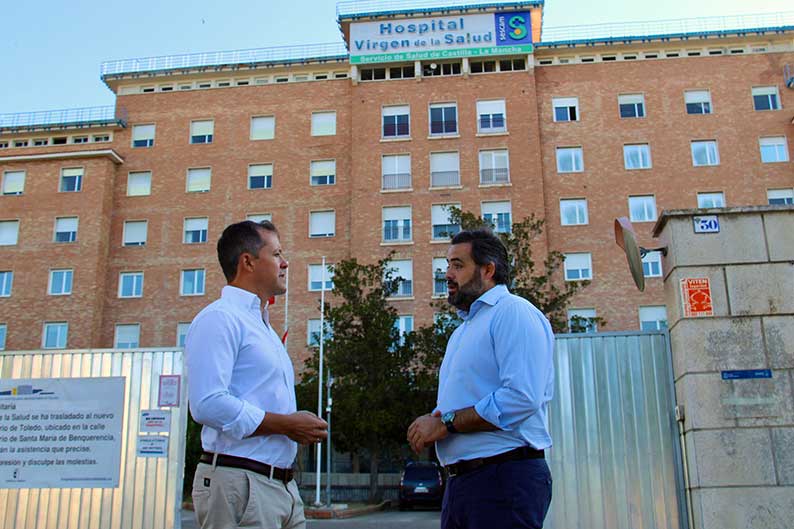 Núñez urge a Page a desbloquear la situación del Hospital Virgen de la Salud de Toledo