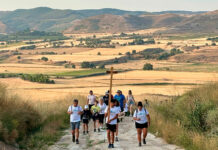 Récord de participación en el tramo 6 de la Peregrinación Gregoriana entre Huete y Saceda del Río