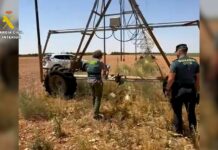 Detenido un grupo criminal dedicado al robo de componentes de los pivots de riego