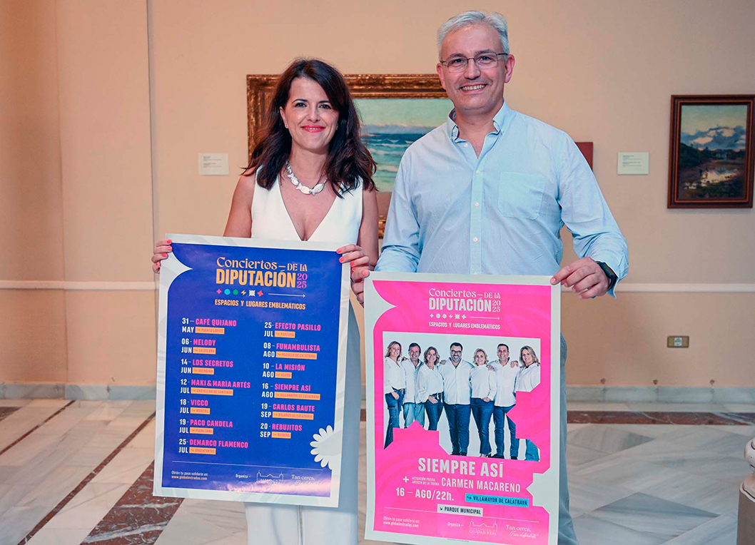 Los conciertos de la Diputación de Ciudad Real llegarán a Villamayor de Calatrava el próximo 16 de agosto con el grupo “Siempre así”
