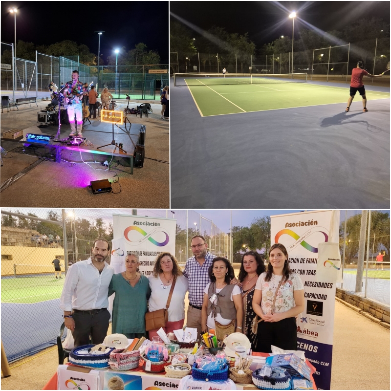 Maratón nocturno de tenis, pádel y frontenis en la Ciudad Deportiva de Tomelloso: Un evento deportivo, emotivo e inclusivo