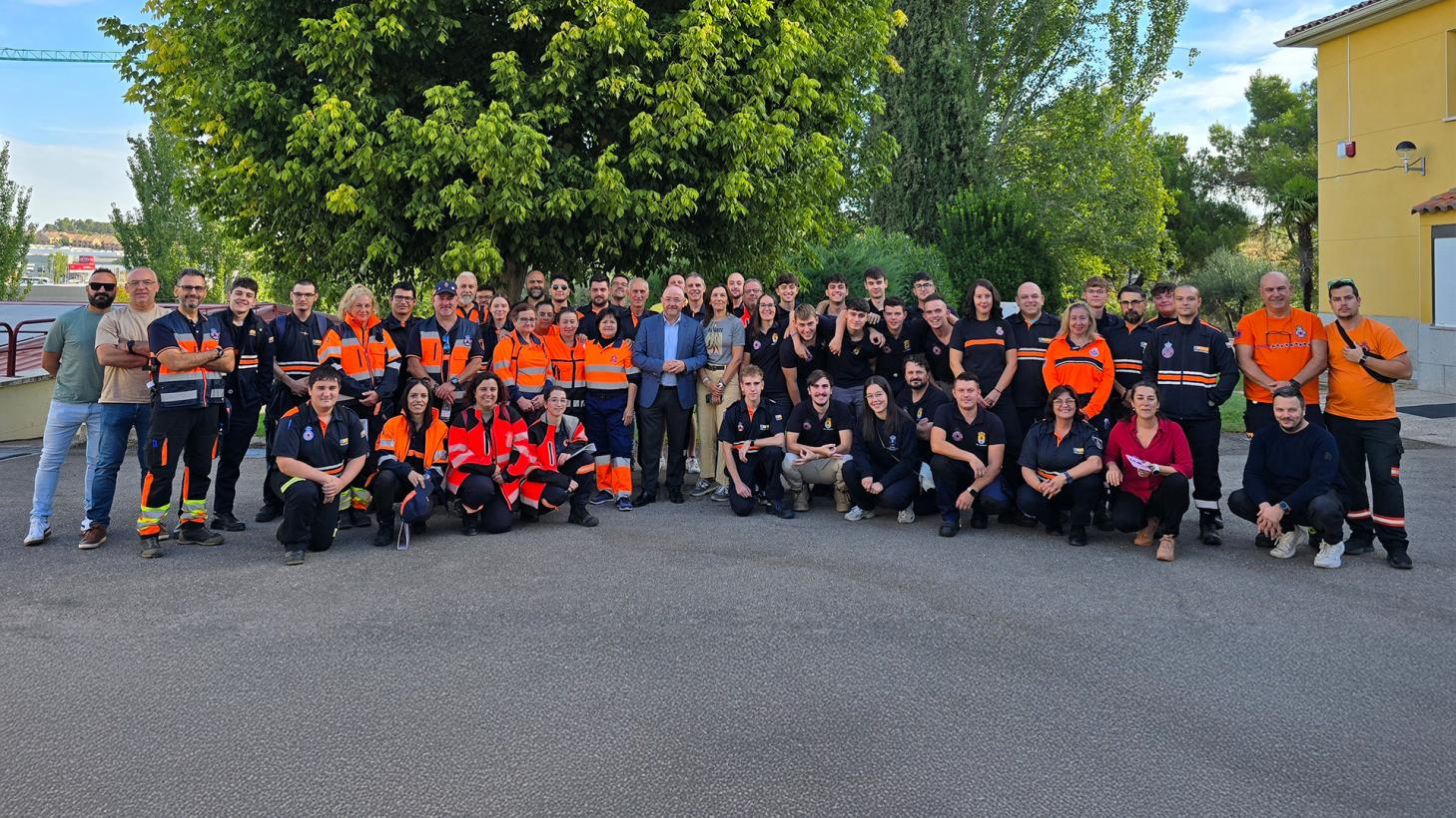 Un total de 56 voluntarios de Protección Civil participan este fin de semana en dos actividades de formación básica y de planificación de emergencias