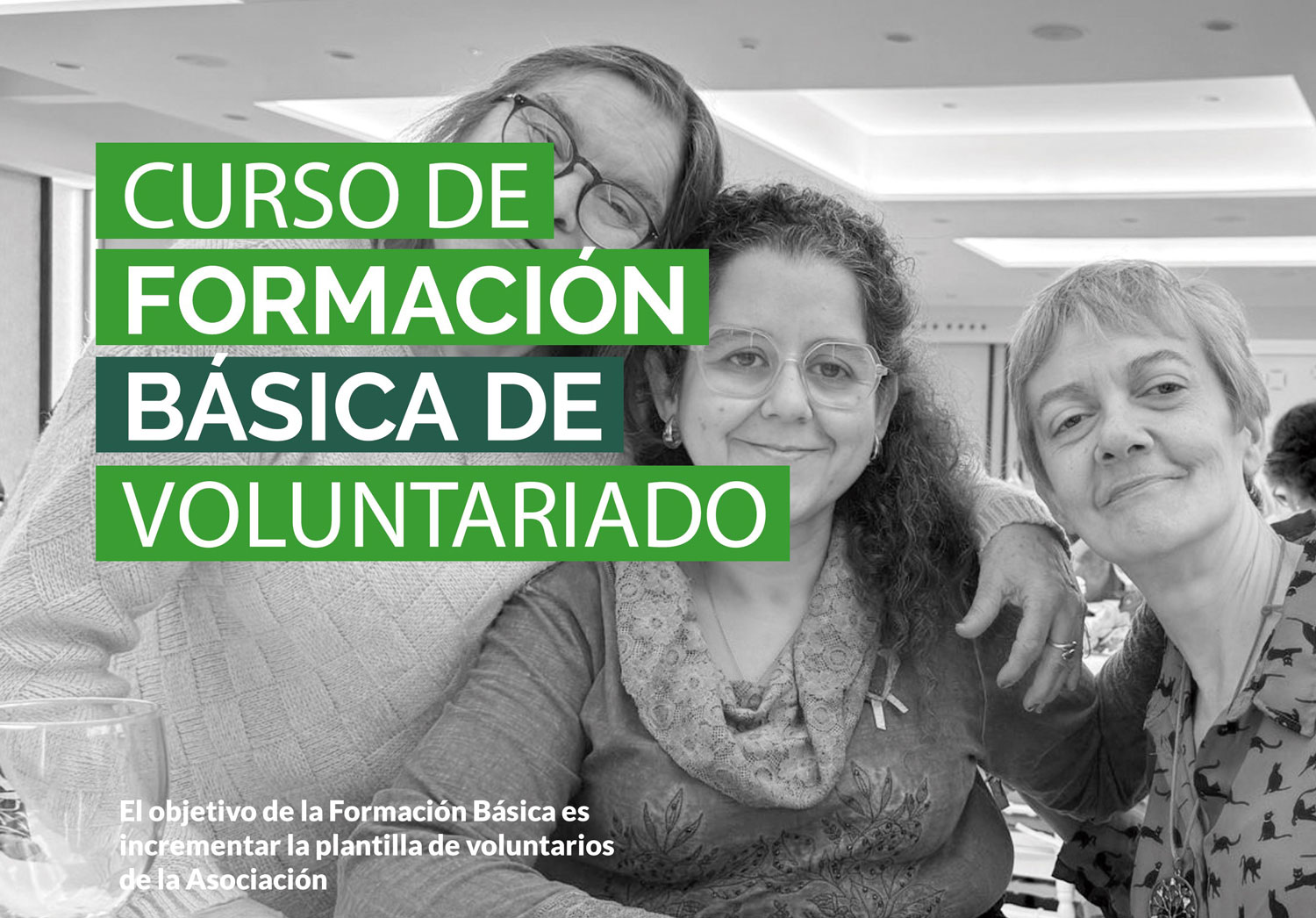 AFAS abre las inscripciones para un nuevo curso de Formación Básica en Voluntariado