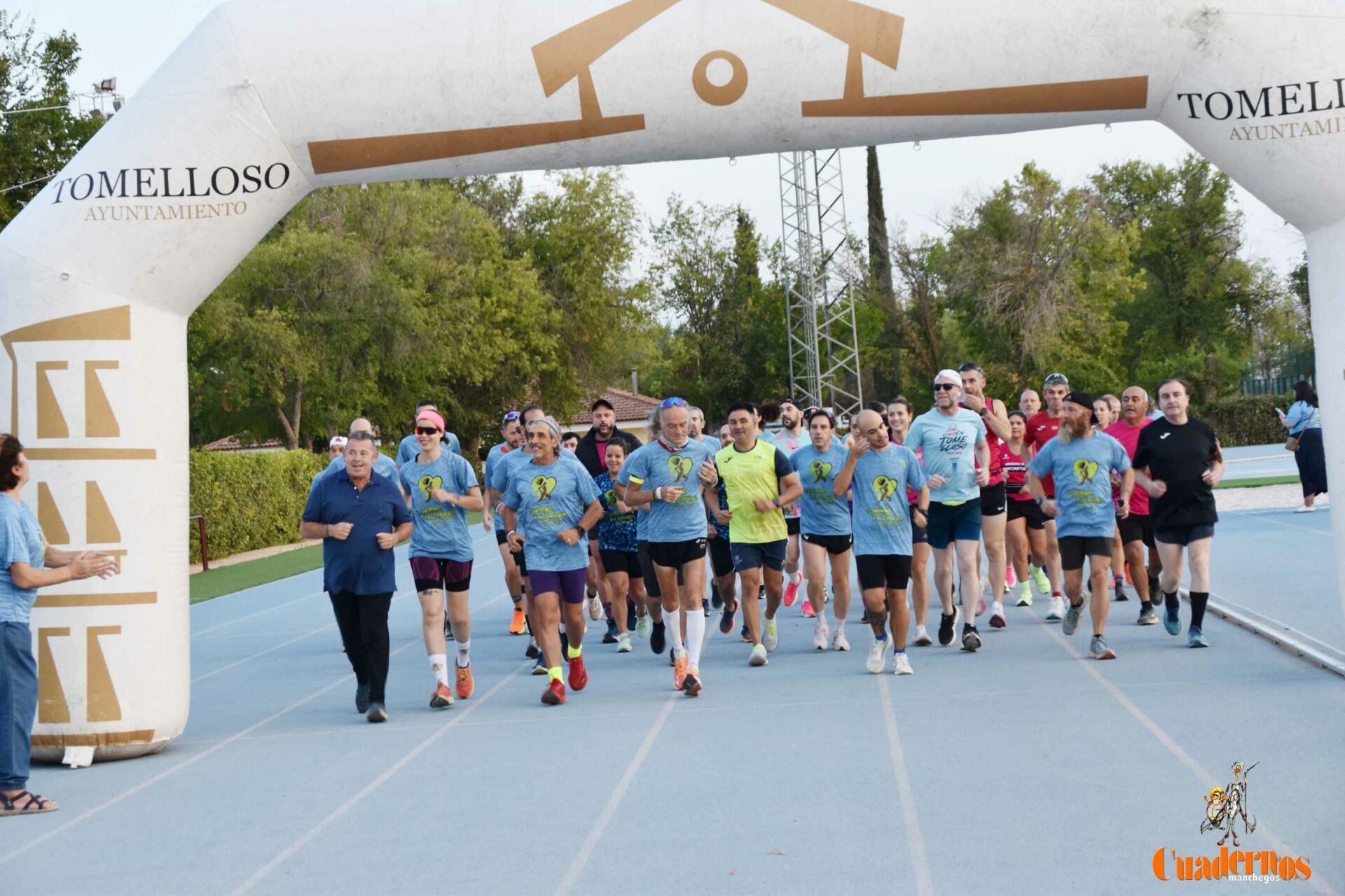 Arranca el gran reto solidario de María Mora en Tomelloso donde durante 12 horas correrá para recaudar fondos en la lucha contra el alzheimer