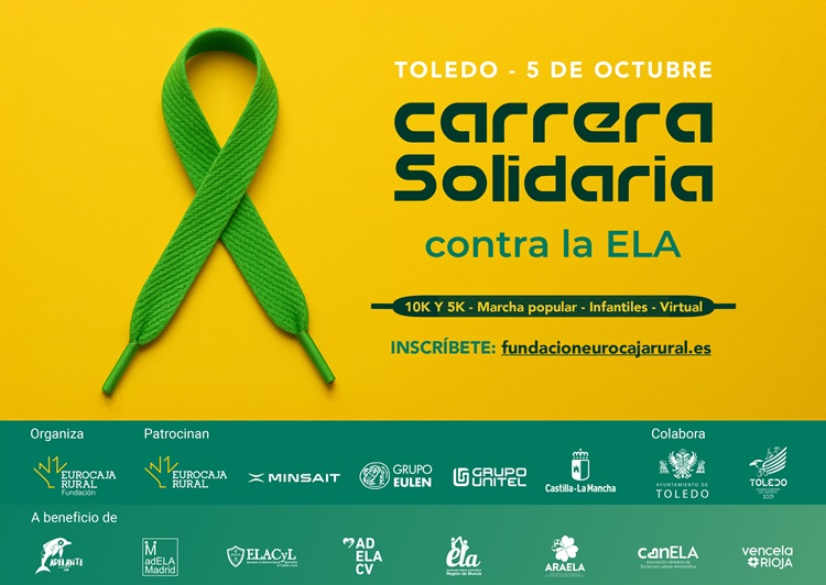 Numerosas empresas e instituciones se están uniendo a la Carrera Solidaria contra la ELA de Fundación Eurocaja Rural