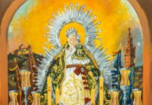 Presentado el cartel anunciador de la salida procesional de la Virgen de la Cabeza realizado por el tomellosero Juan Carlos Rodríguez López