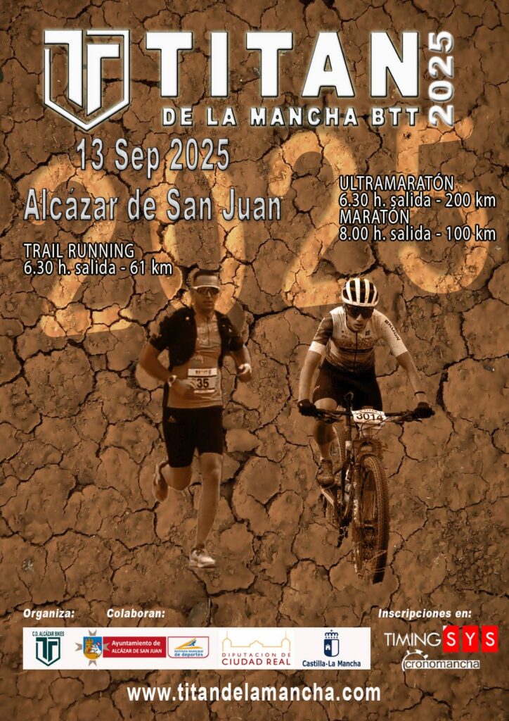 ciclistas titan de la mancha