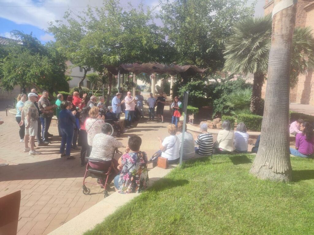 El PSOE de Granátula de Calatrava se suma a la causa palestina en una concentración pacífica por la paz y contra el genocidio en Gaza