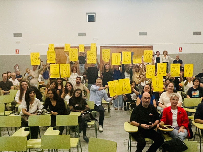 La comunidad educativa de la provincia de Ciudad Real impulsa distintas acciones de sensibilización y protesta ante la situación de Palestina