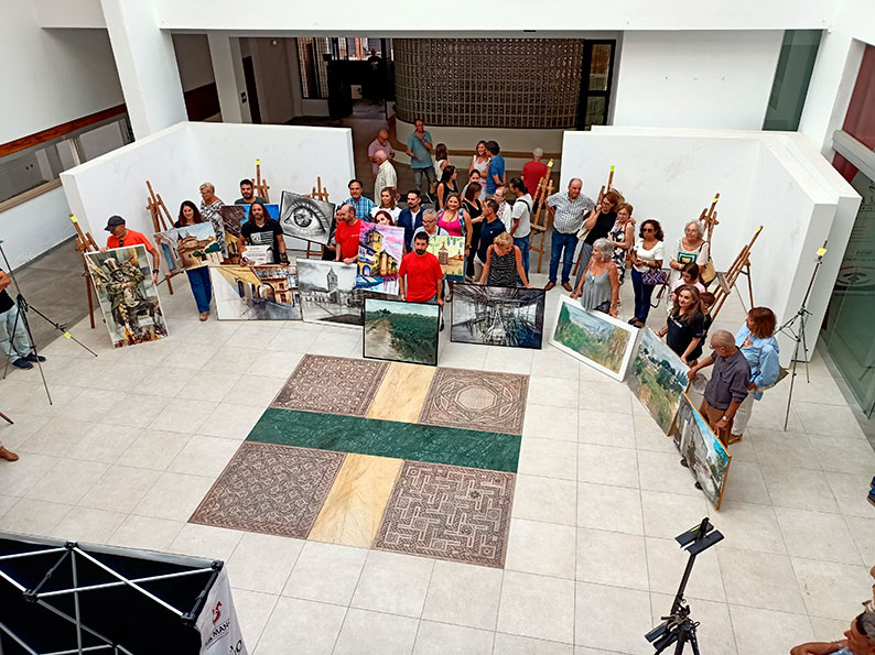 Tarazona de La Mancha inspira a los artistas del VI Concurso de Pintura Rápida ‘Vinos de La Mancha’