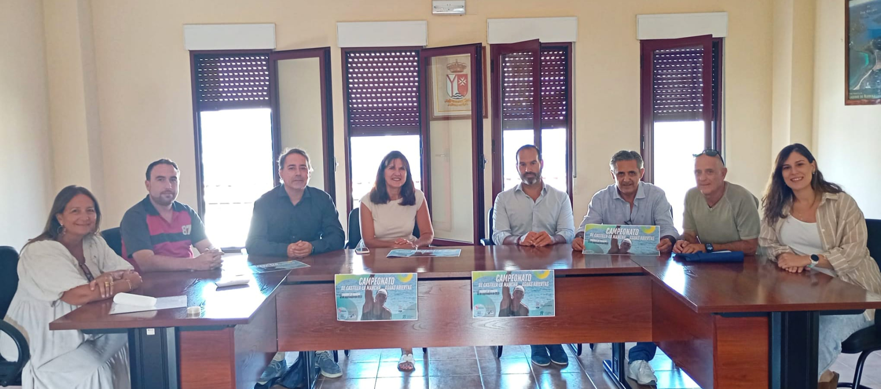 La Diputación apuesta por el deporte, afirma De Sebastián en la presentación del Campeonato Regional de Aguas Abiertas en Ruidera