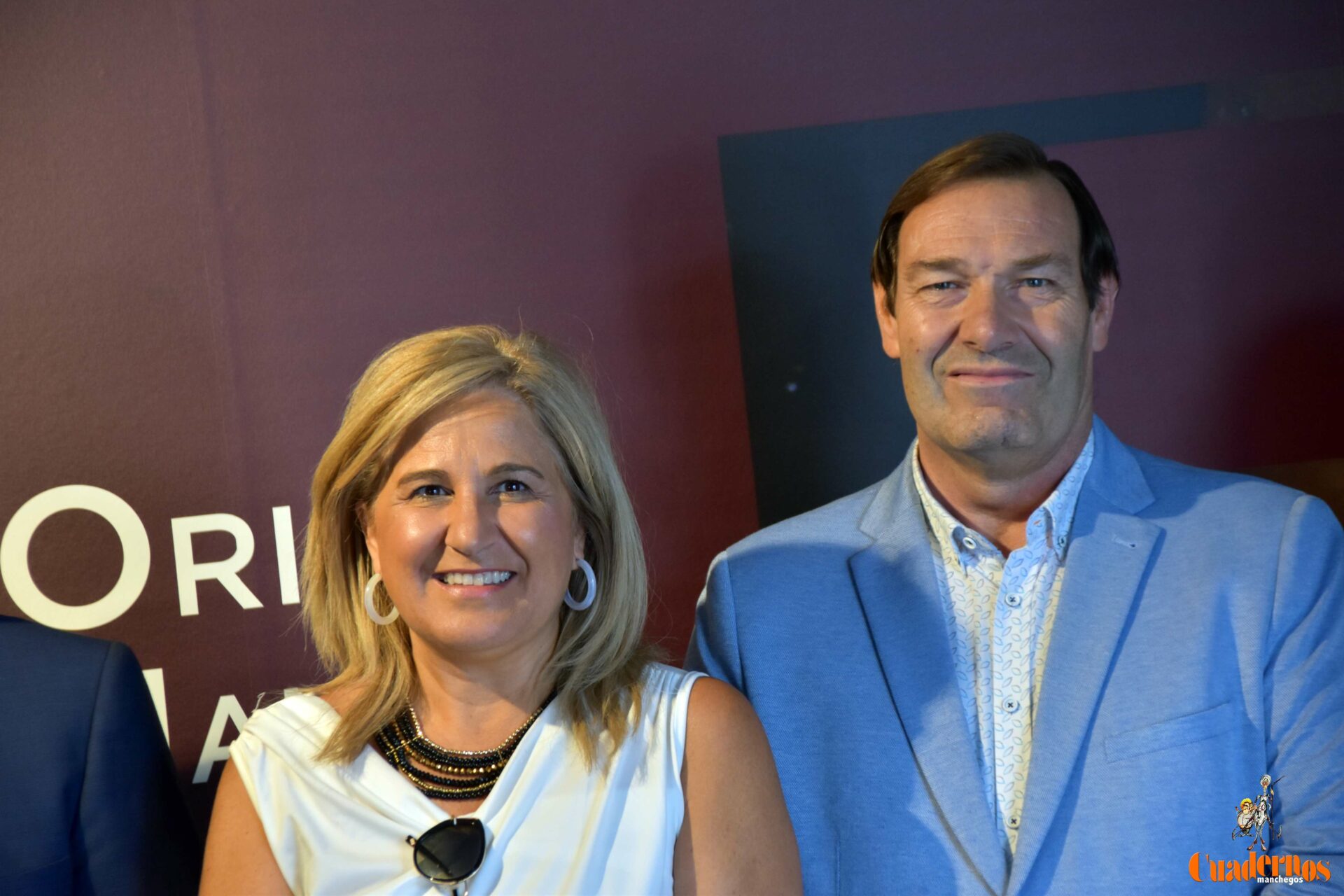 Eloísa Perales en la comida de vendimia de Virgen de las Viñas: 