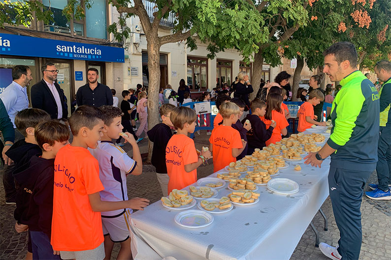 Cuatrocientos escolares de Primaria celebran hoy y mañana la Semana Europea del Deporte en la Plaza de España de Tomelloso