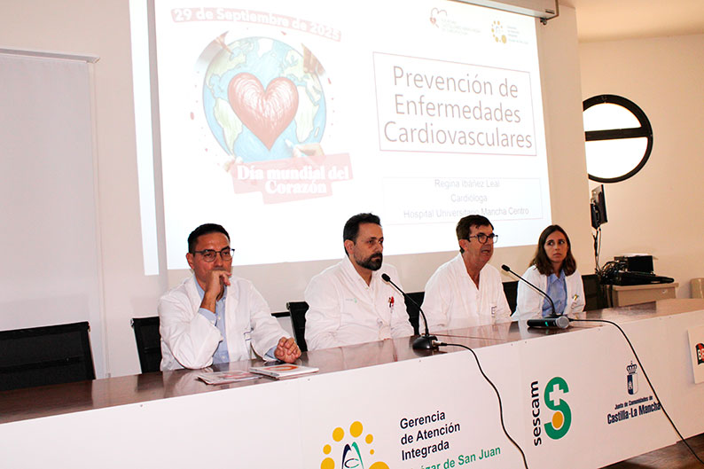 La Gerencia de Alcázar de San Juan conmemora el Día Mundial del Corazón con una jornada de educación en salud cardiovascular