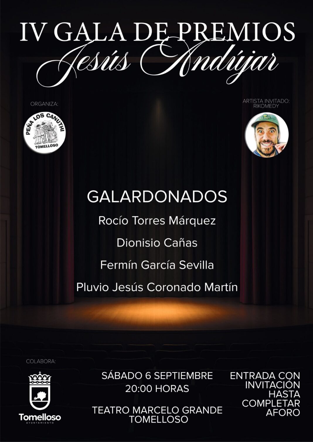 Hoy ya se encuentran disponibles las invitaciones para la cuarta edición de la Gala de Premios 