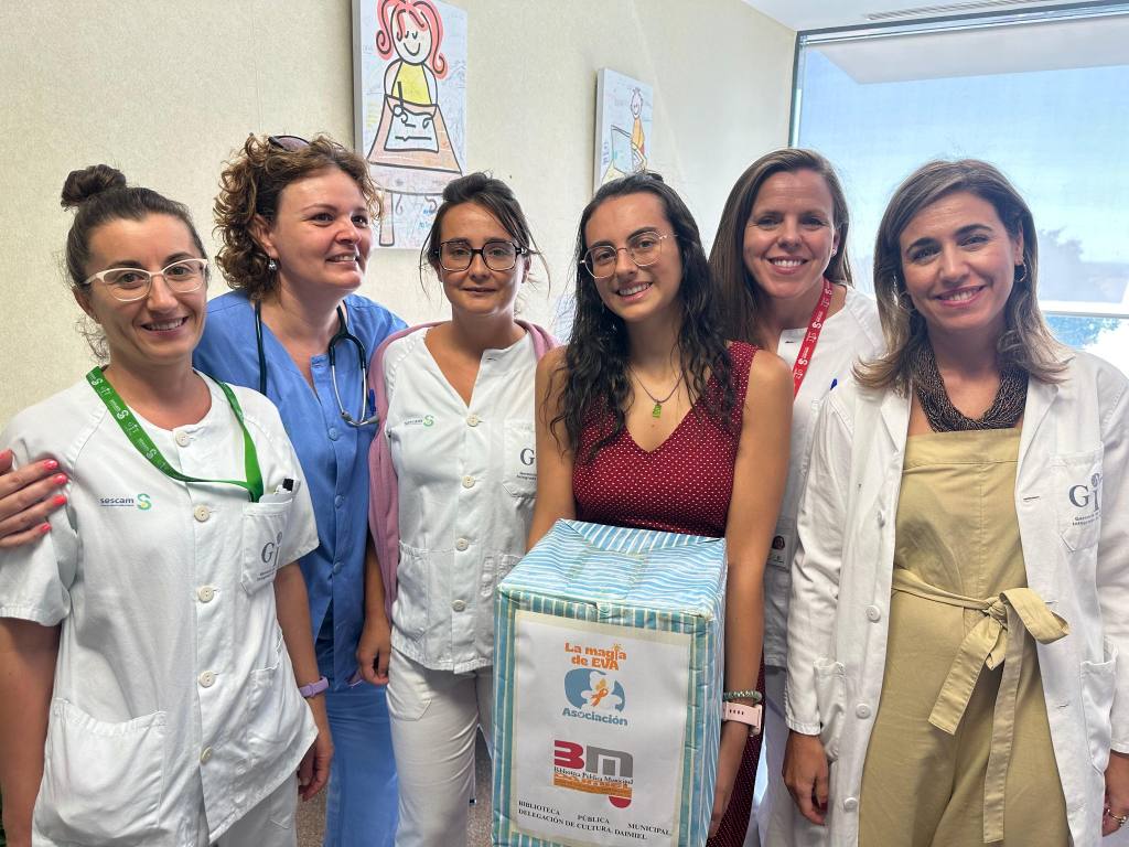 magia eva dona libros hospital de tomelloso