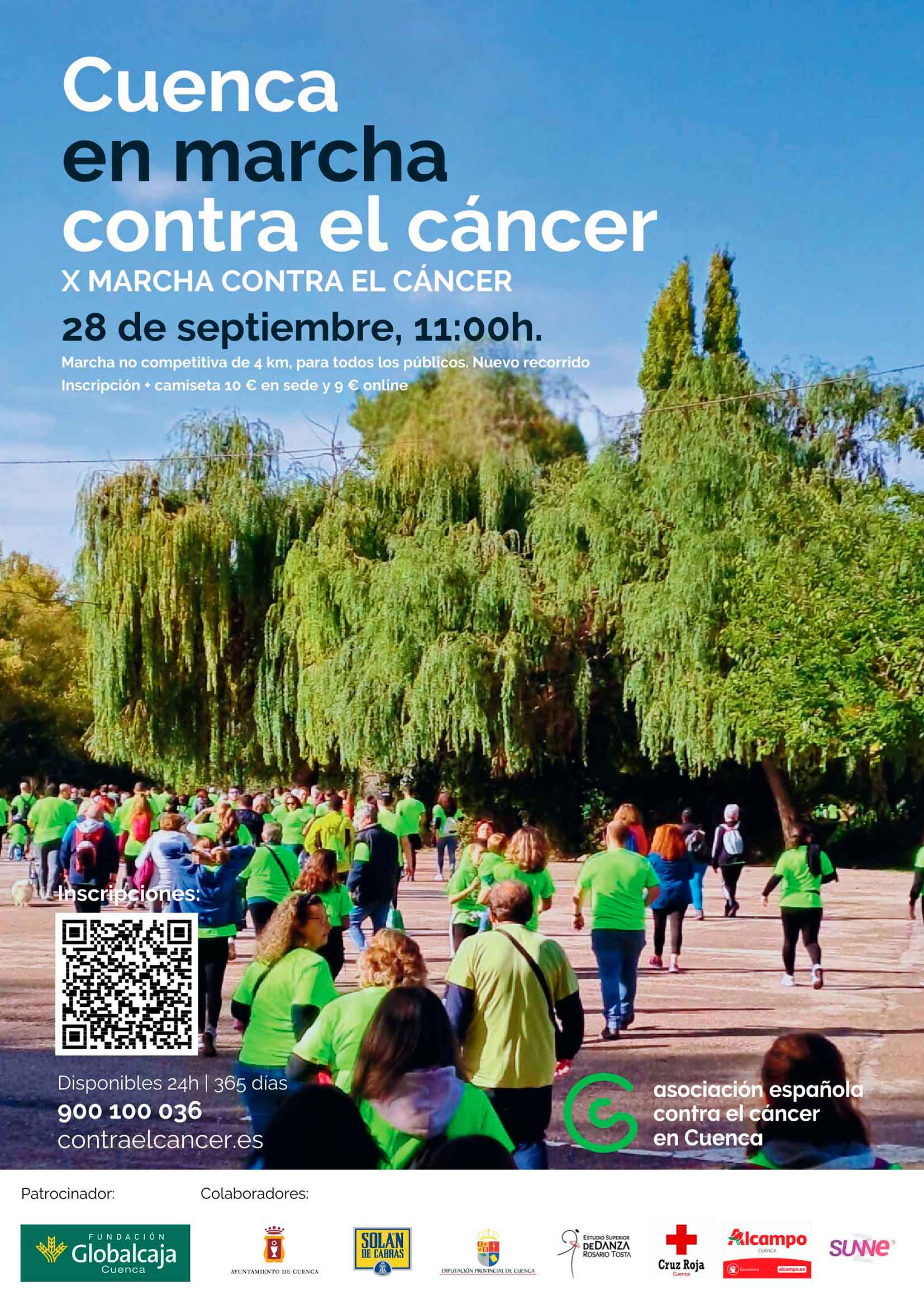 La Asociación celebra su X edición de la ‘Marcha contra el cáncer’ en Cuenca el 28 de Septiembre