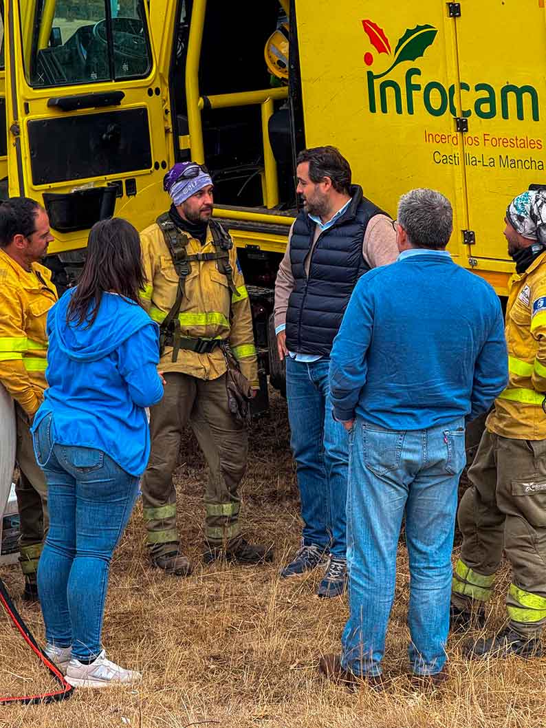 Núñez asegura que trabajará para que se investigue la gestión del incendio del Pico del Lobo