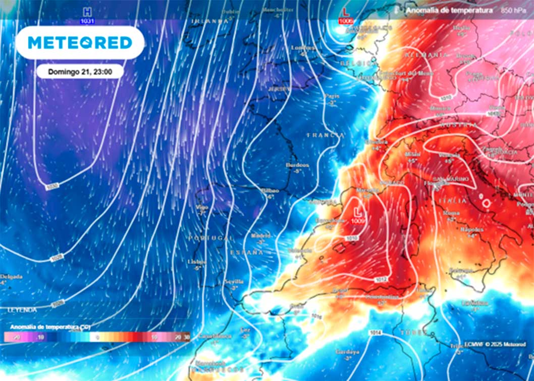 El otoño llega con un brusco cambio de tiempo: lluvias intensas y desplome de temperaturas, según Meteored 