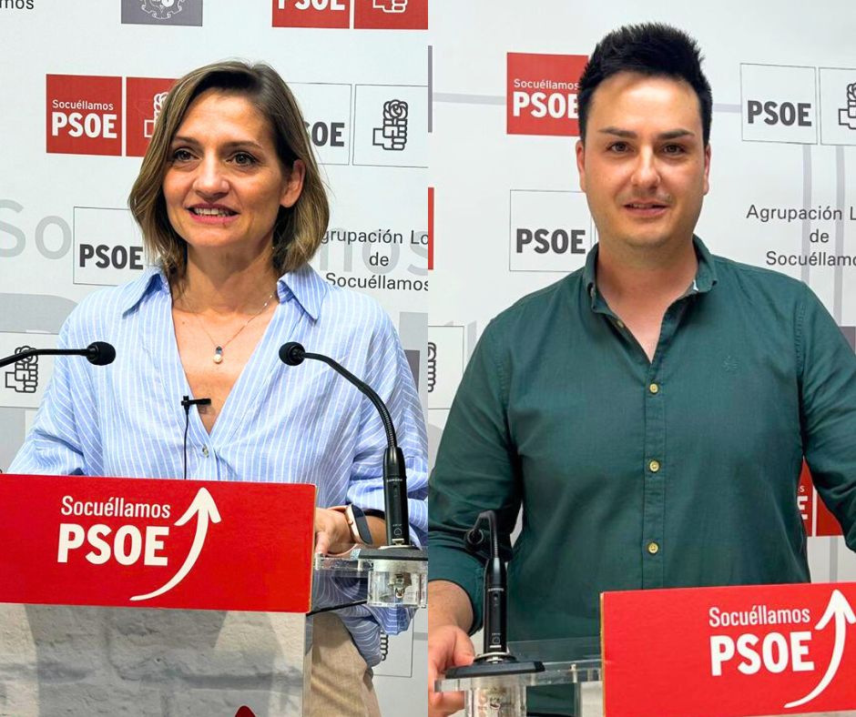 Vanessa Sáez y Pedro Arrabales, nueva portavoz y viceportavoz del Grupo Municipal Socialista de Socuéllamos