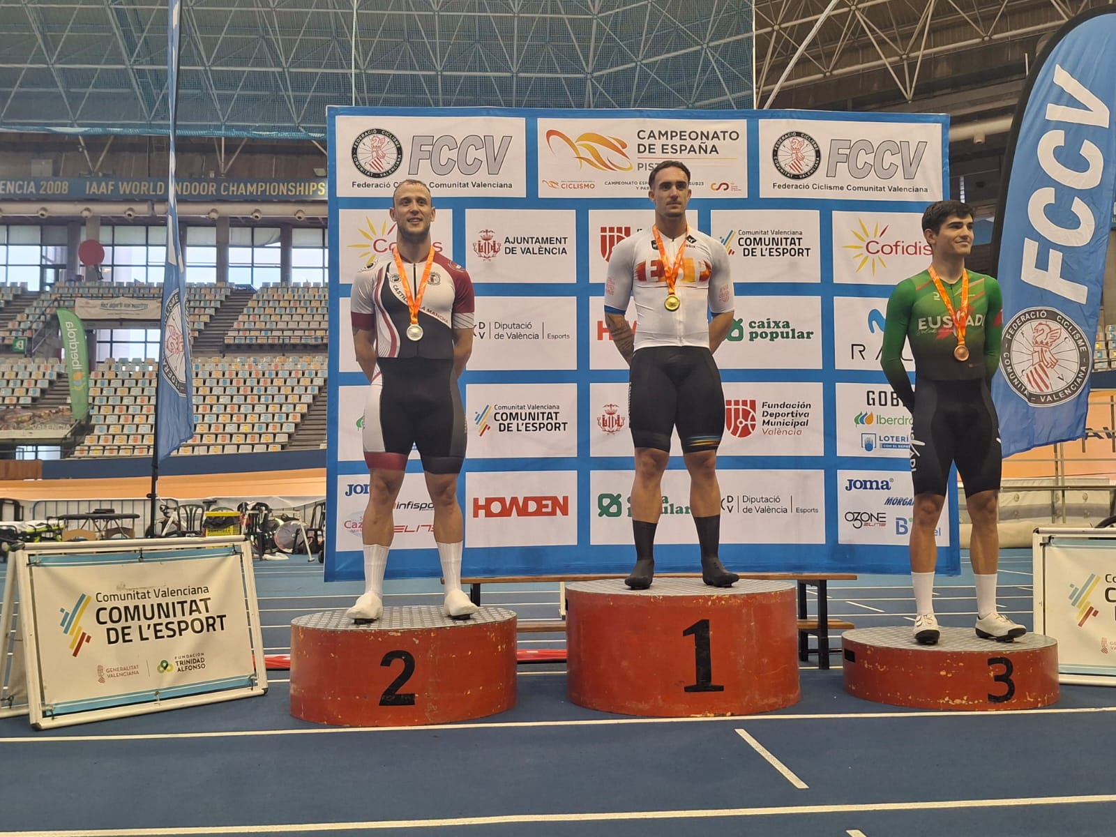Pepe Moreno, subcampeón de España de Kilómetro CRI