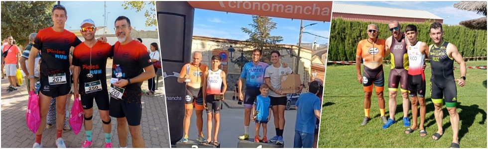 Los Pieles Run brillan en el Triatlón Cross de Las Mesas y en la Carrera Popular de Villafranca de los Caballeros