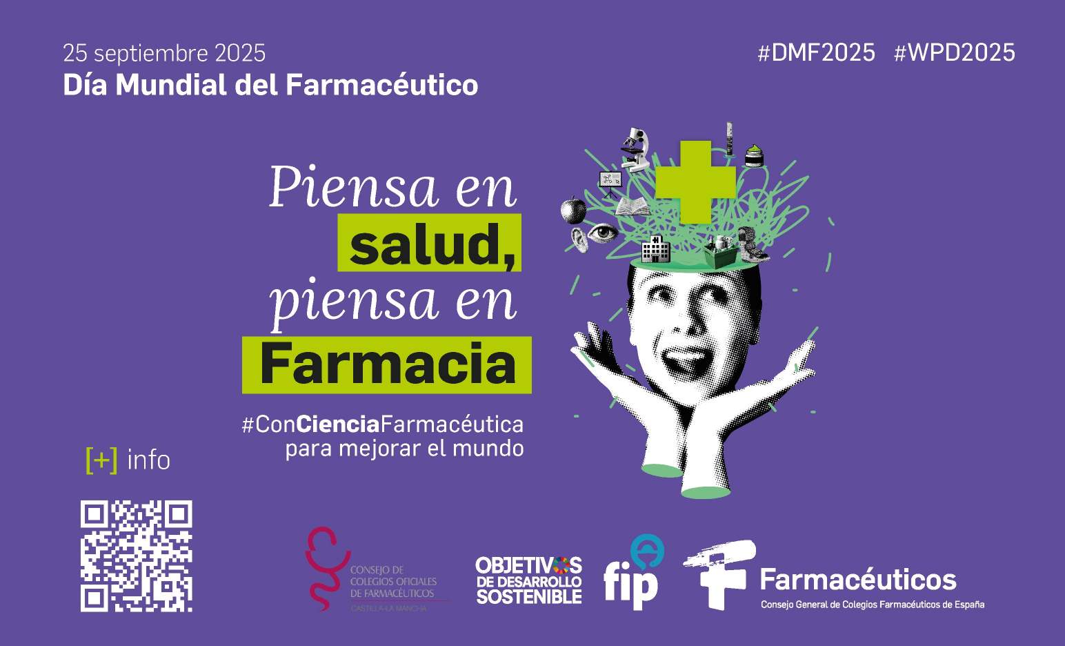 Más de 3.100 farmacéuticos de CLM celebrarán el 25 de septiembre su Día Mundial, bajo el lema “Piensa en salud, piensa en farmacia”