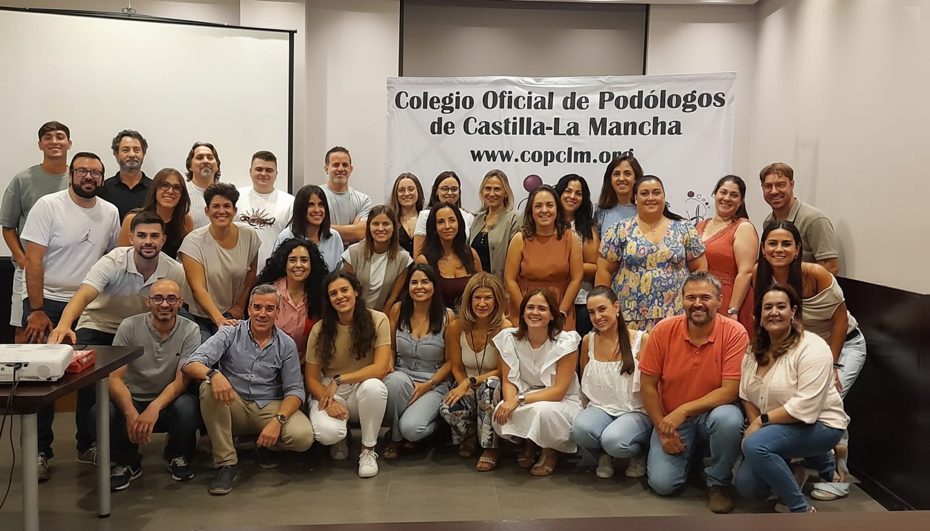 Éxito de participación del Curso de anestesia de pie y tobillo en infiltraciones impartido por el Colegio de Podólogos de Castilla-La Mancha