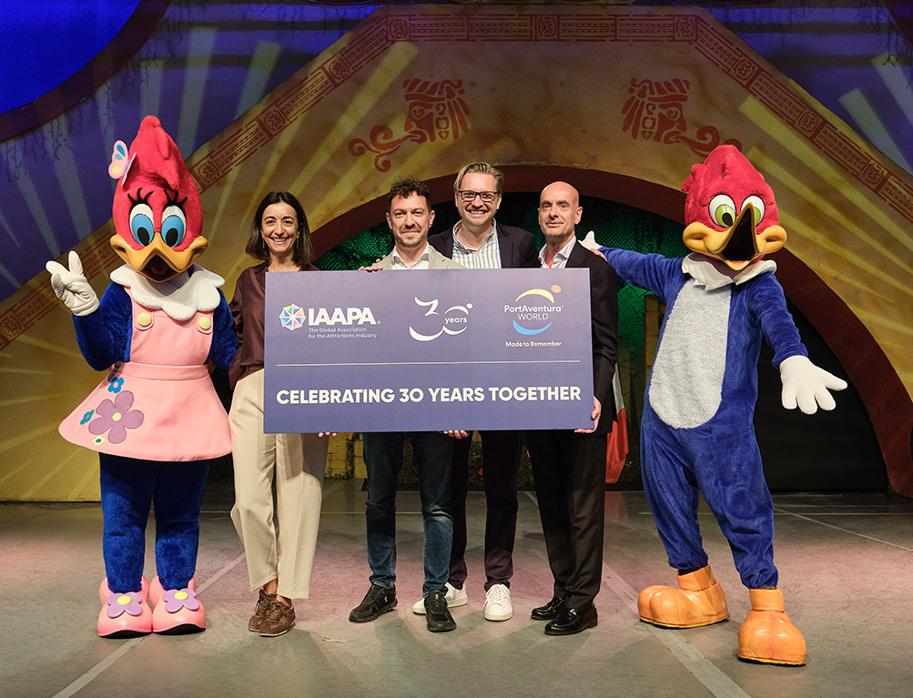 PortAventura World celebra 30 años como miembro de la IAAPA