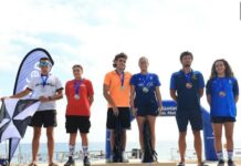 El nadador de Tomelloso, Sandro Alcaraz, se sube al podio cosiguiendo un tercer puesto en la Copa de España de Aguas Abiertas