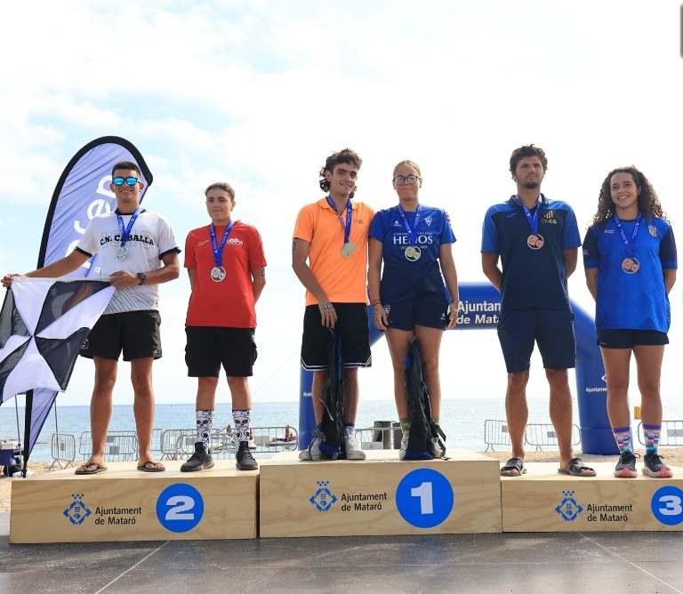 El nadador de Tomelloso, Sandro Alcaraz, se sube al podio cosiguiendo un tercer puesto en la Copa de España de Aguas Abiertas