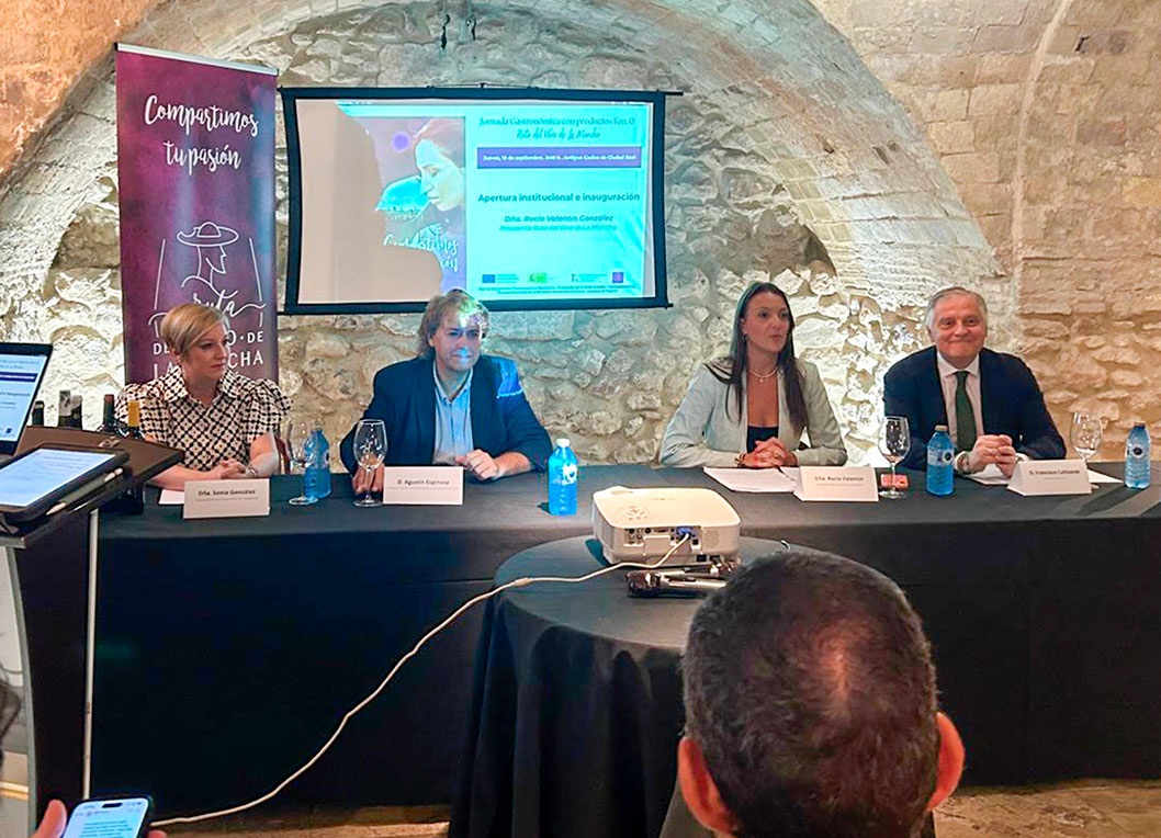 Sonia González reivindica el vino como motor económico y cultural en la jornada gastronómica Km. 0 Ruta del Vino de La Mancha