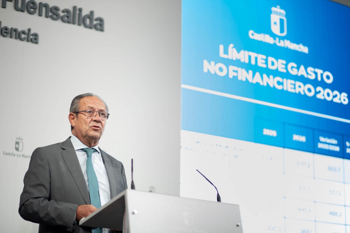 Presupuestos 2026: Castilla-La Mancha marca un techo de gasto de 9.000 millones